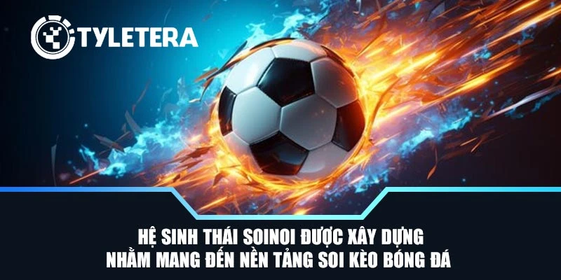 Hệ sinh thái SoiNoi được xây dựng nhằm mang đến nền tảng soi kèo bóng đá 